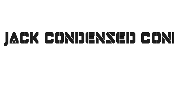 Domino Jack Condensed Condensed Logo