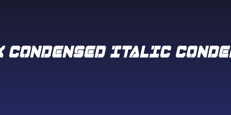 Domino Jack Condensed Italic Condensed Italic Social Header
