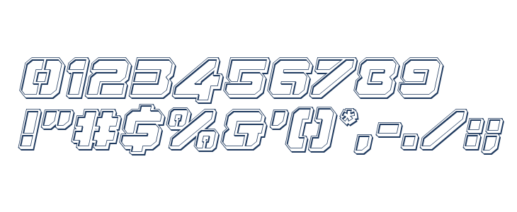 Domino Jack Engraved Italic Italic Other Characters