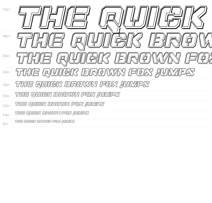 Domino Jack Engraved Italic Italic Waterfall