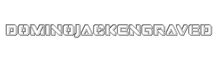 Domino Jack Engraved  Скачать бесплатные шрифты