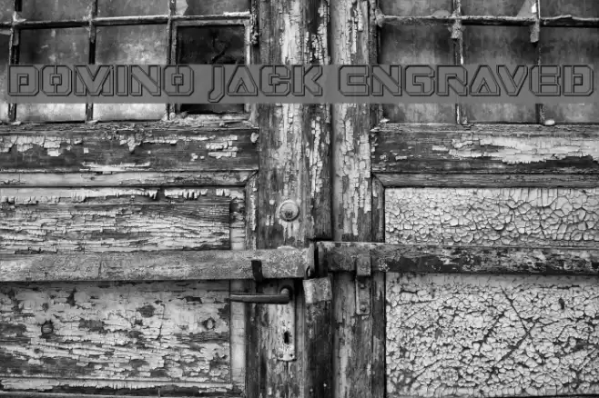Domino Jack Engraved Polices examples