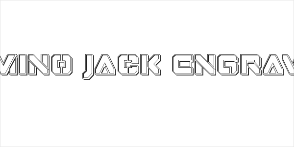 Domino Jack Engraved Logo
