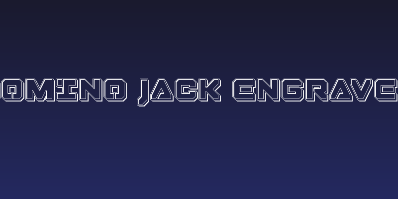 Domino Jack Engraved Social Header
