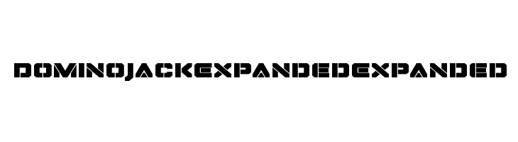 Domino Jack Expanded Expanded 字体