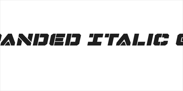 Domino Jack Expanded Italic Expanded Italic Logo