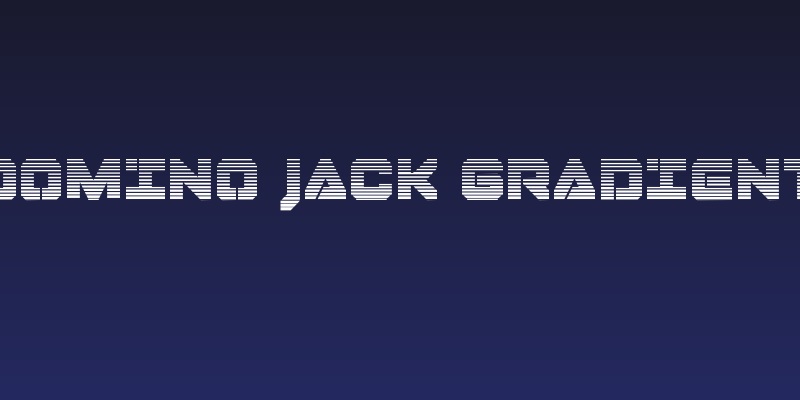 Domino Jack Gradient Social Header