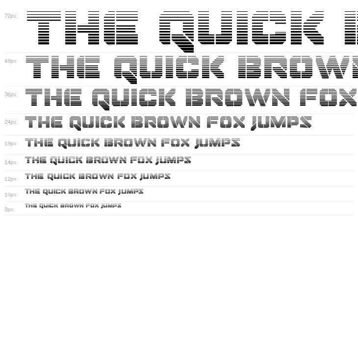 Domino Jack Gradient Waterfall