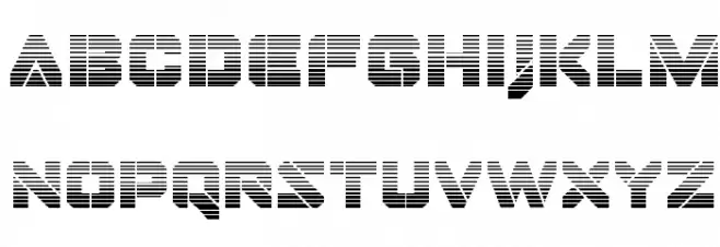 Domino Jack Gradient フォント 小文字