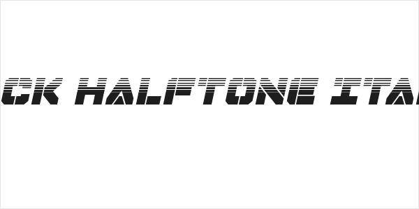 Domino Jack Halftone Italic Italic Logo