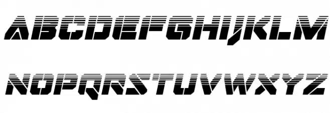 Domino Jack Halftone Italic Italic Schriftart Kleinbuchstaben