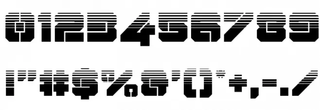 Domino Jack Halftone Font OTHER CHARS