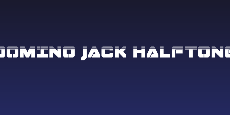 Domino Jack Halftone Social Header