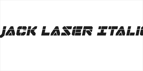 Domino Jack Laser Italic Italic Logo