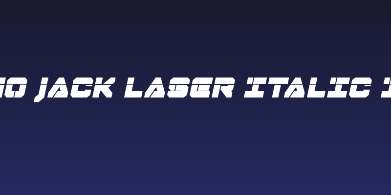 Domino Jack Laser Italic Italic Social Header