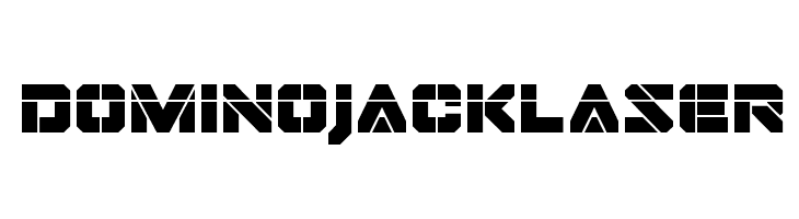 Domino Jack Laser フォント