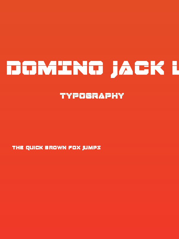 Domino Jack Laser Poster