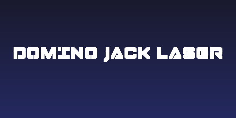 Domino Jack Laser Social Header