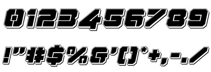 Domino Jack Punch Italic Italic Font OTHER CHARS