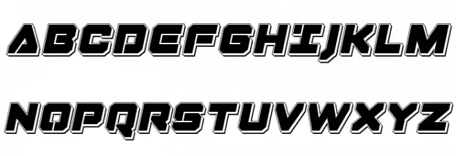Domino Jack Punch Italic Italic फ़ॉन्ट अपरकेस