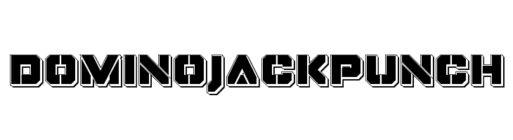 Domino Jack Punch Font