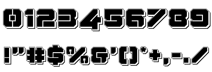 Domino Jack Punch Font OTHER CHARS