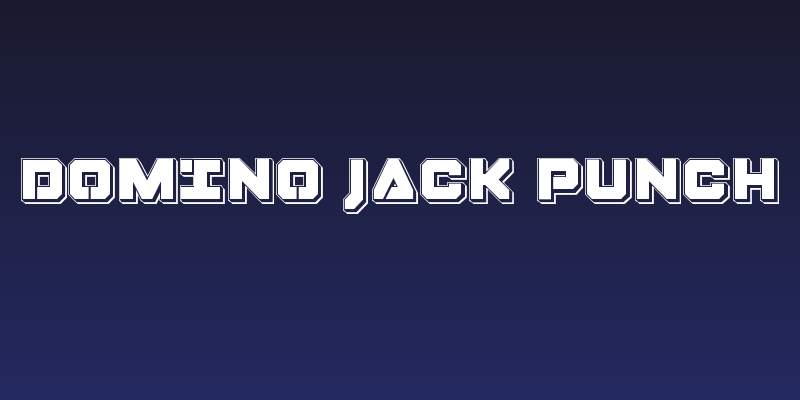 Domino Jack Punch Social Header