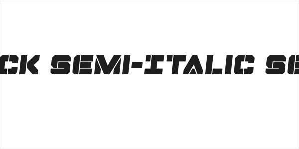 Domino Jack Semi-Italic Semi-Italic Logo