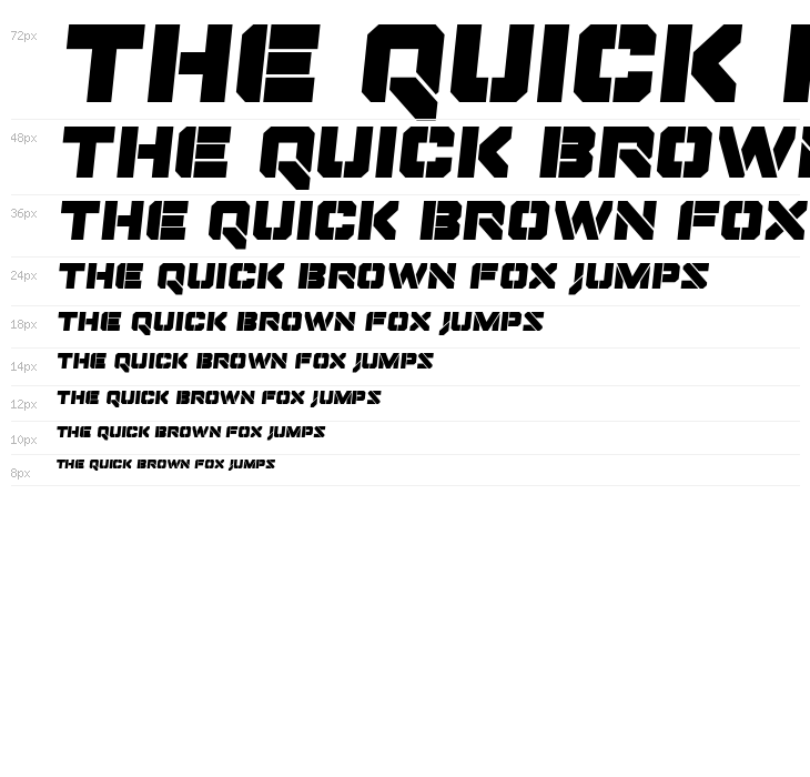 Domino Jack Semi-Italic Semi-Italic Waterfall