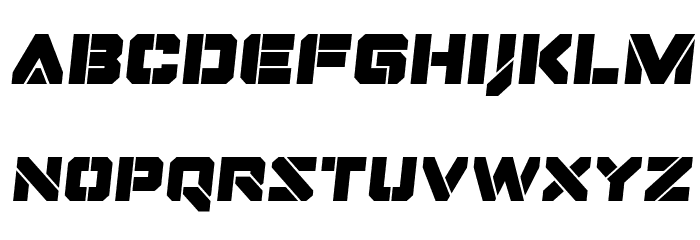 Domino Jack Semi-Italic Semi-Italic Font LOWERCASE