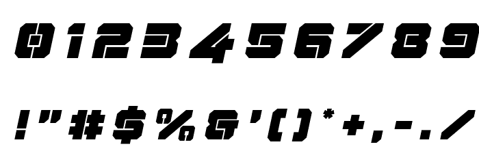 Domino Jack Title Italic Italic Font OTHER CHARS