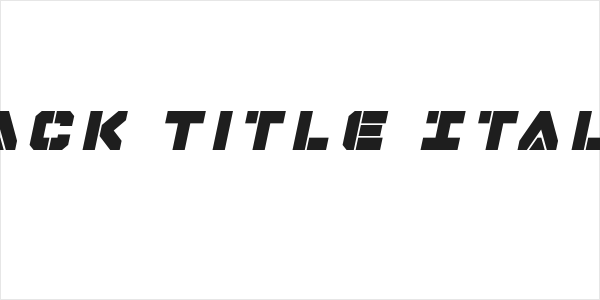 Domino Jack Title Italic Italic Logo