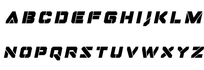 Domino Jack Title Italic Italic Font LOWERCASE