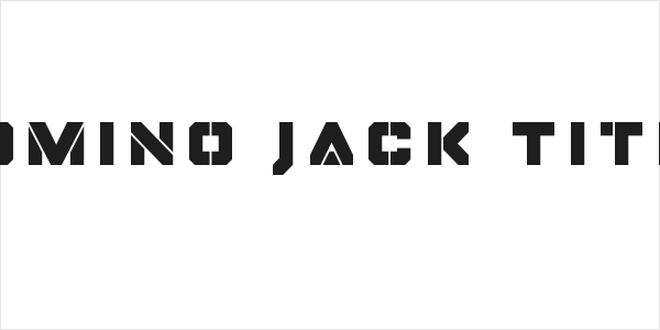 Domino Jack Title Logo