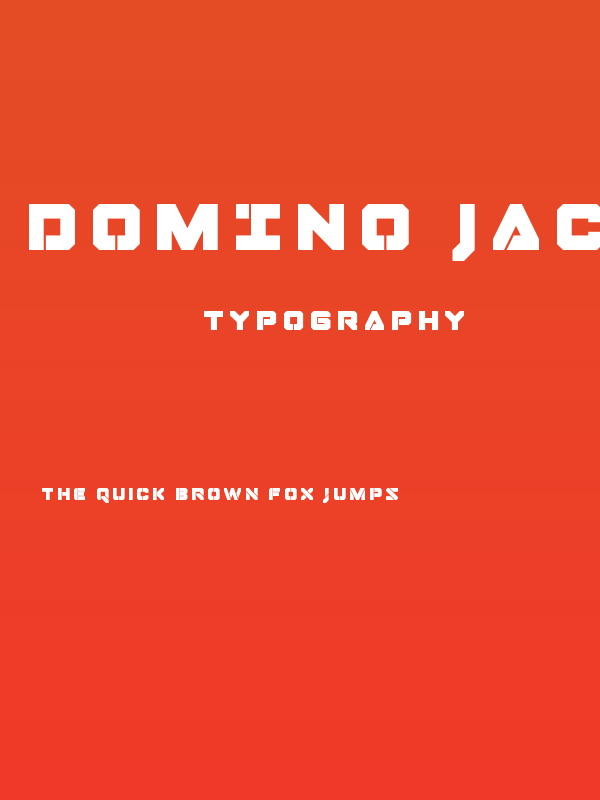 Domino Jack Title Poster