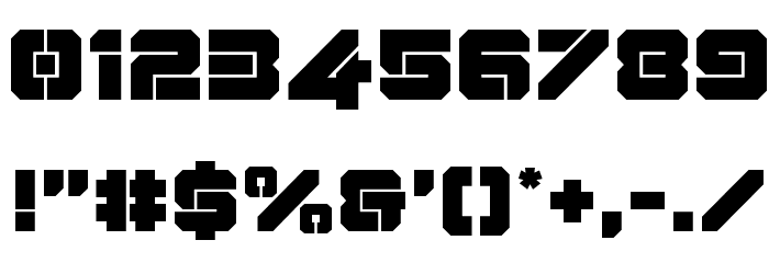 Domino Jack Font OTHER CHARS