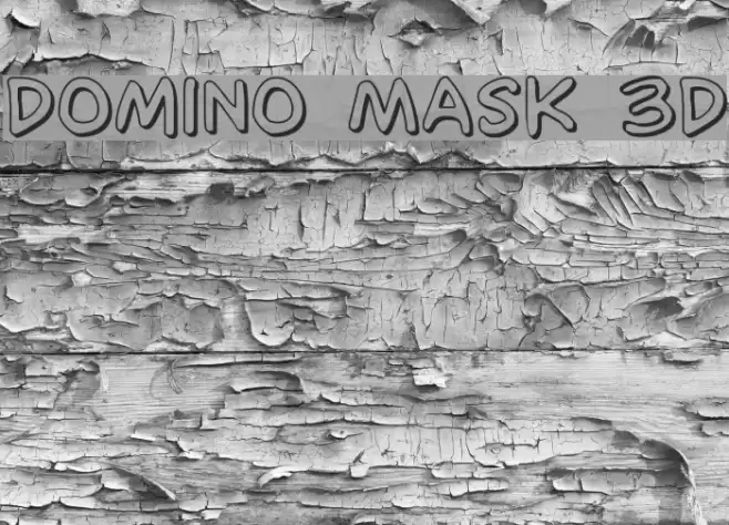 Domino Mask 3D خط examples