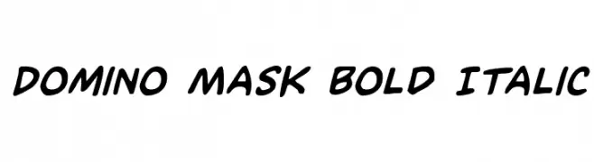 Domino Mask Bold Italic  baixar fontes gratis