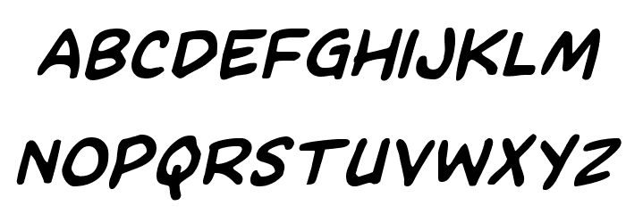 Domino Mask Bold Italic Font LOWERCASE