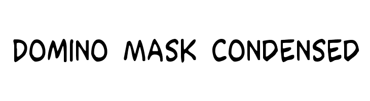 Domino Mask Condensed  免费字体下载