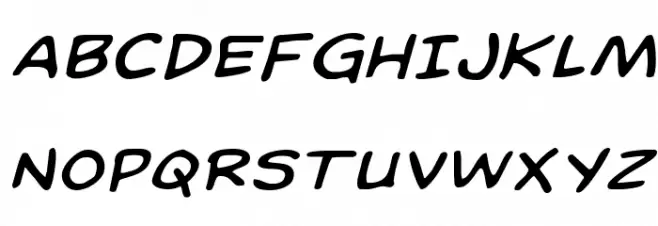 Domino Mask Expanded Italic Polices MAJUSCULES