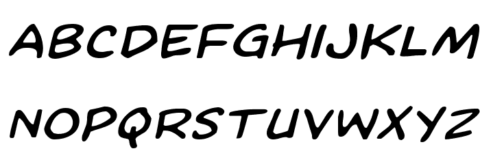 Domino Mask Expanded Italic Font LOWERCASE