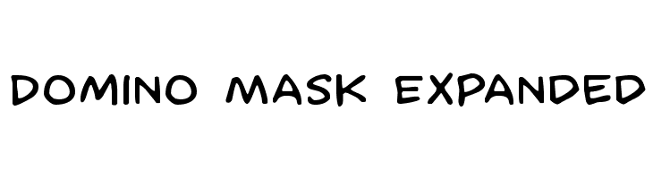 Domino Mask Expanded  Frei Schriftart Herunterladen