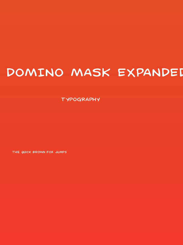 Domino Mask Expanded Poster