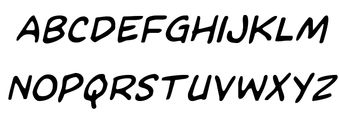 Domino Mask Italic Font LOWERCASE