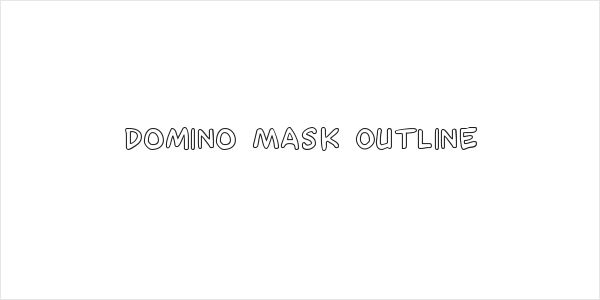 Domino Mask Outline Logo
