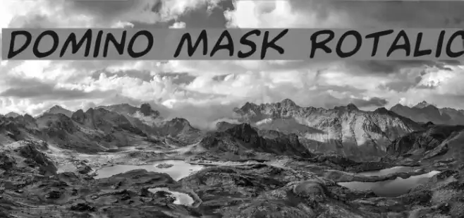 Domino Mask Rotalic Example 1