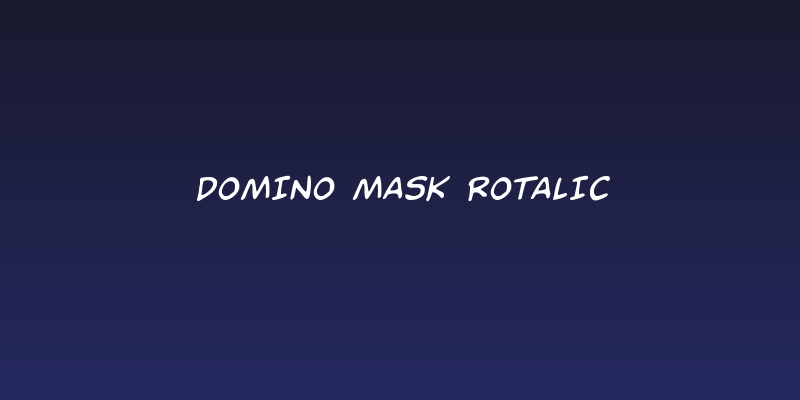 Domino Mask Rotalic Social Header