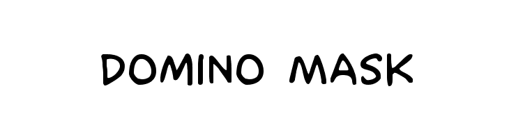 Domino Mask  Free Fonts Download