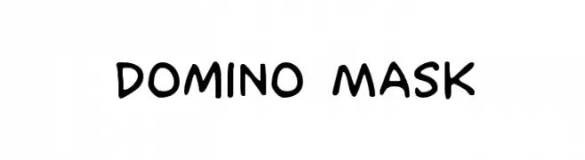 Domino Mask  Fuentes Gratis Descargar